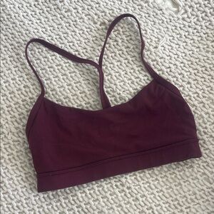 Lululemon Women's Burgundy Sports Bra